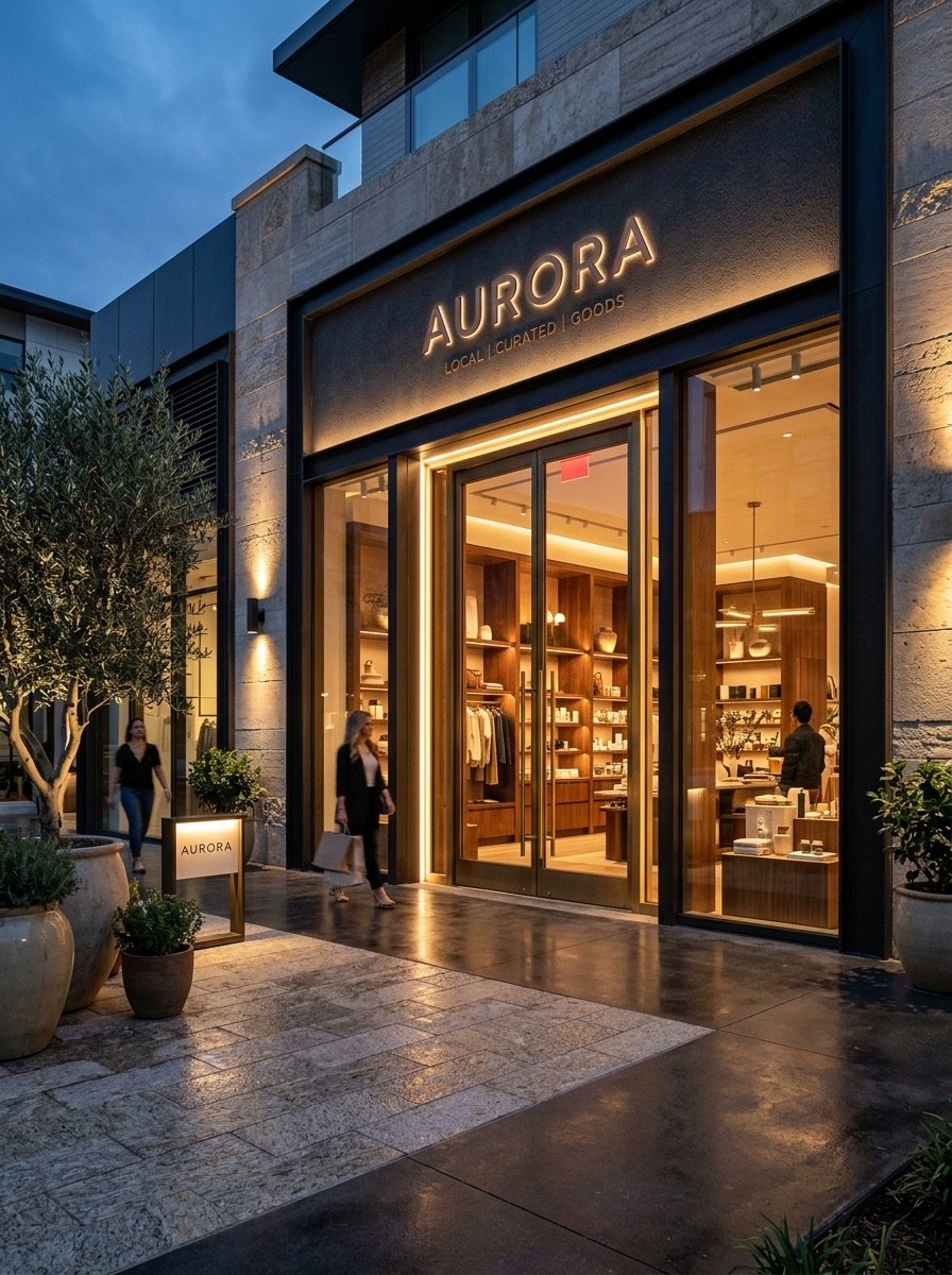 Luxury Local Business Storefront